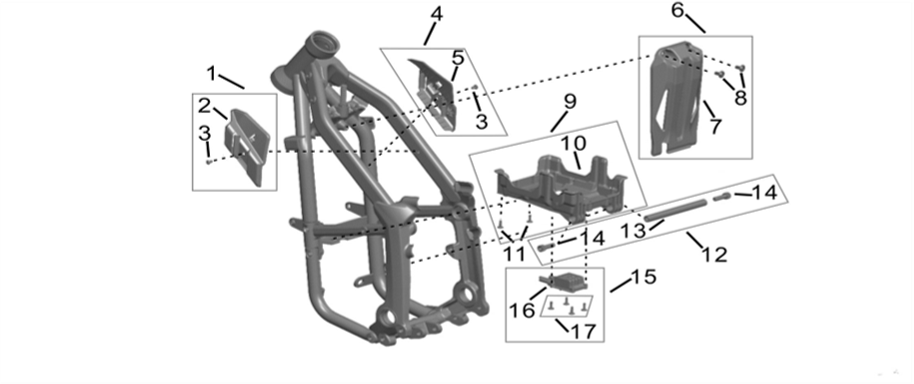 Surrounding Parts of Frame I - Hyper Bee