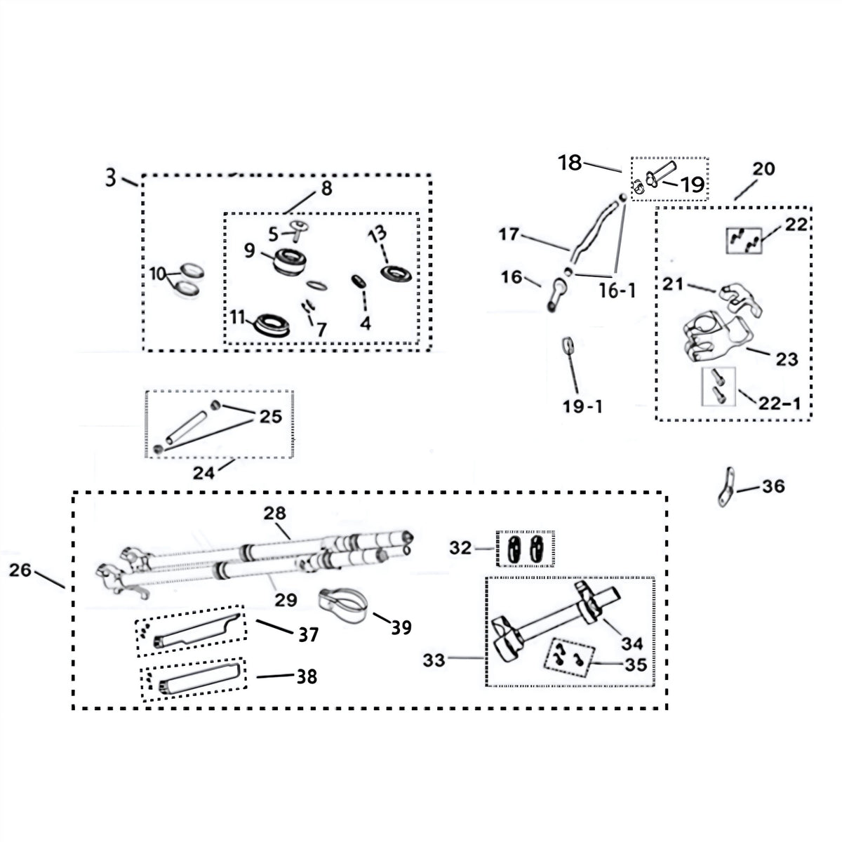 Steering System & Front Fork - LBX 2024