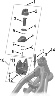 Battery Lock Kit - Hyper Bee