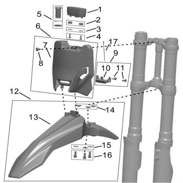 Fender Kit - Hyper Bee