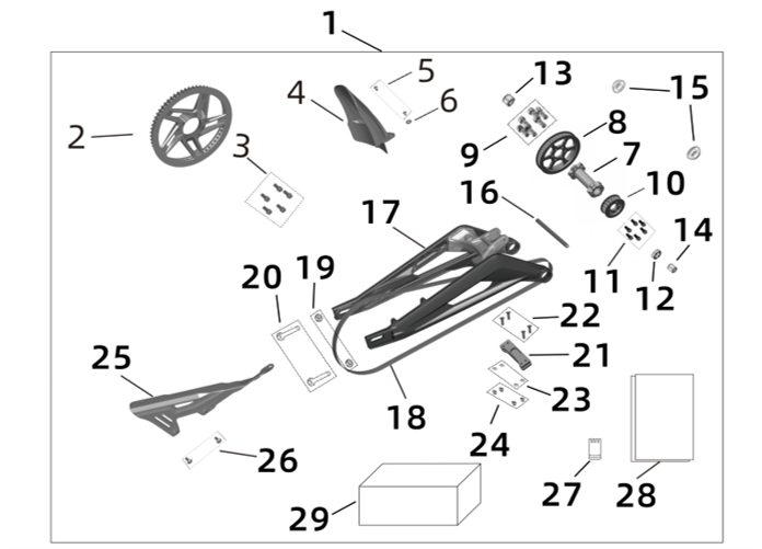 Secondary Belt Driver Kit - LBX 2025