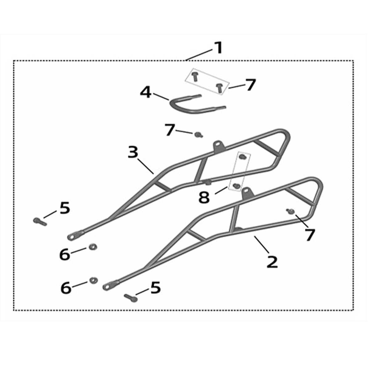 Light Bee Side Rack - LBX 2024