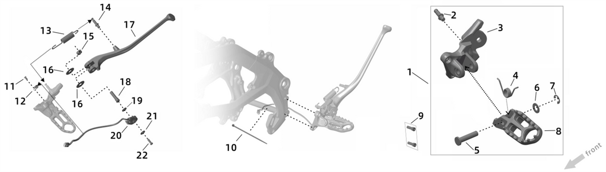 SIDE STAND - Ultra Bee HP