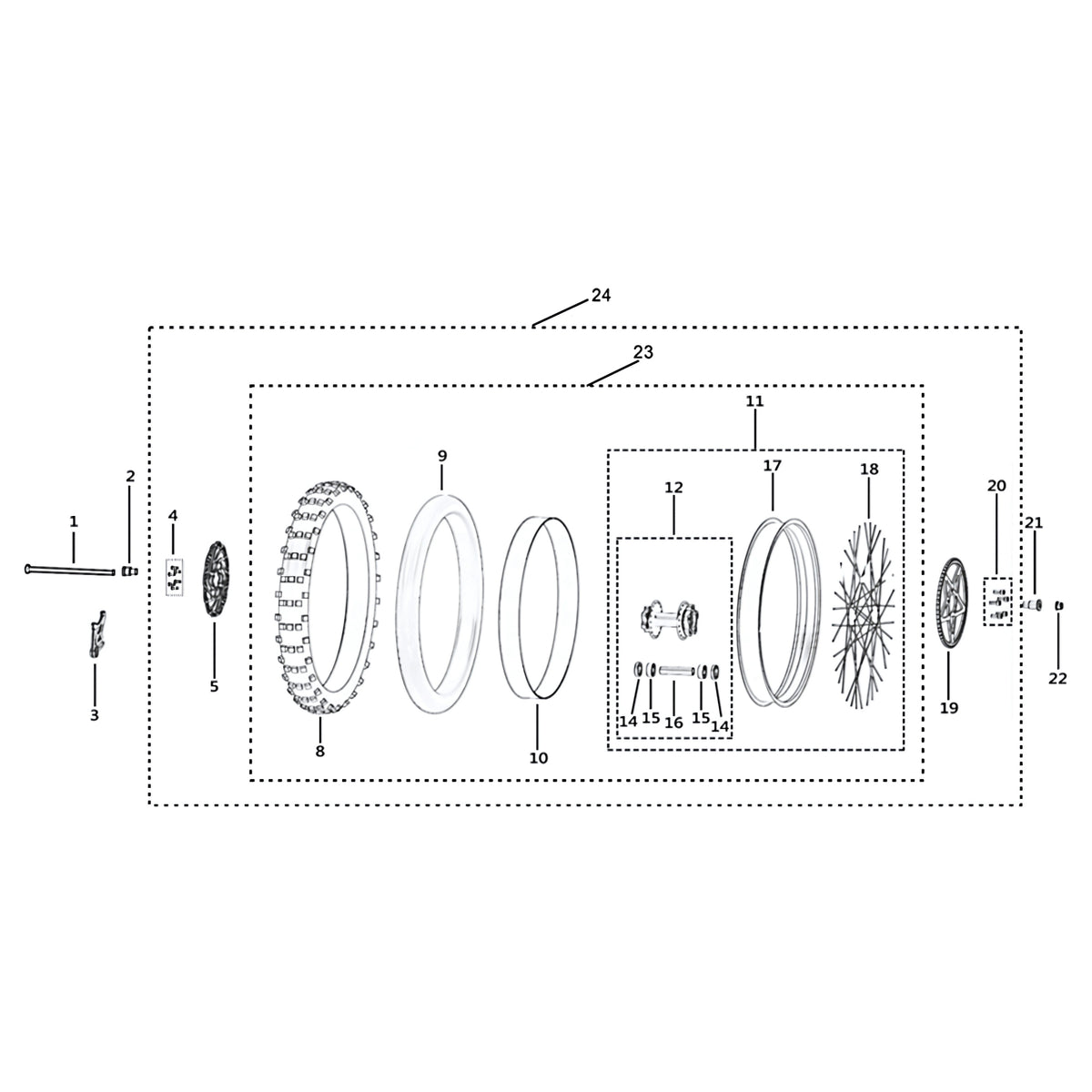 Rear Wheel System - LBX 2024