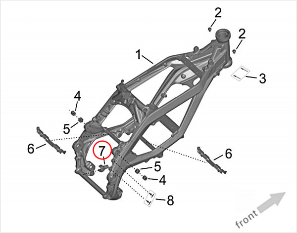 Surron Ultra Bee X/R/HP - Motor Position Adjuster (MPC: 11218-YQ5A-0000)