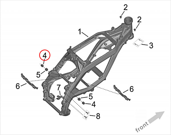 Surron Ultra Bee X/R/HP - Linkage Arm Bushing (MPC: 55165-YQ5A-0000)
