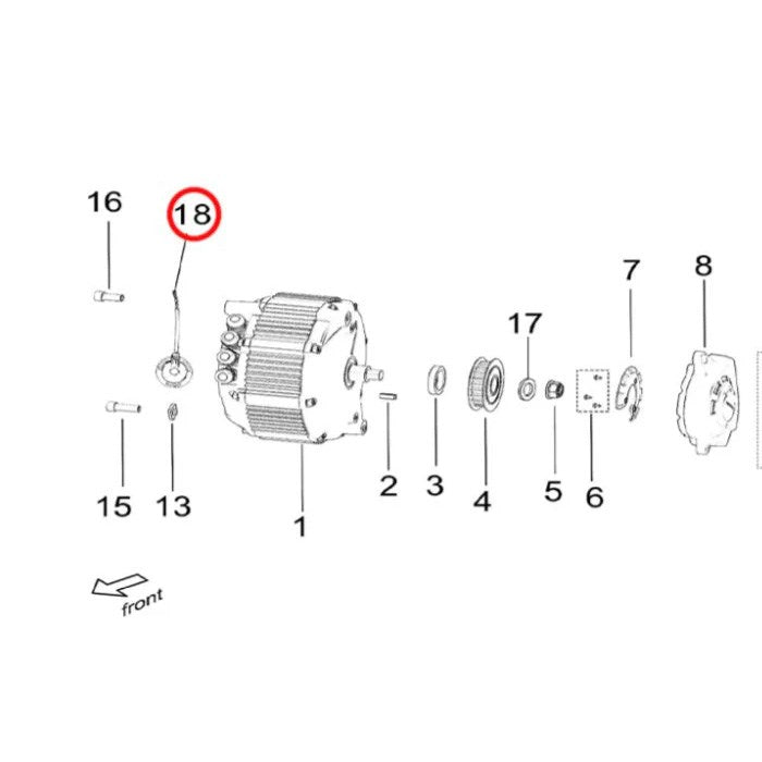 Hall Sensor For Sur-Ron Light Bee Electric Bike - Replacement Part
