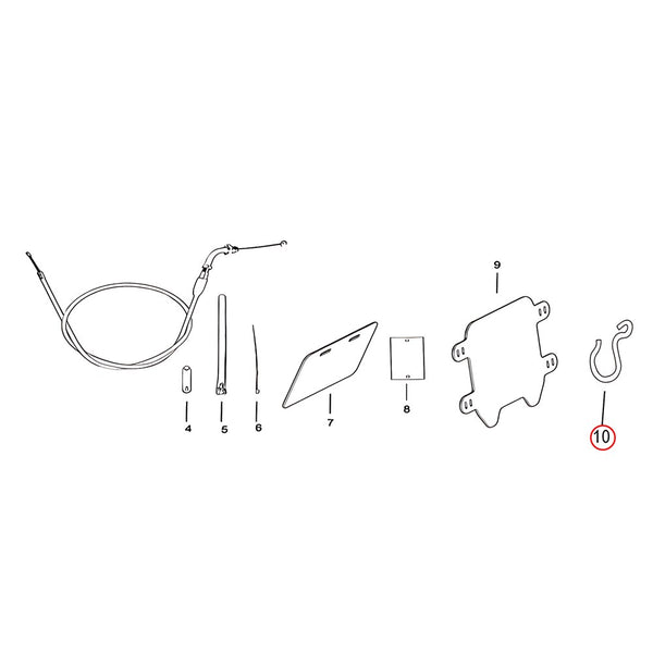 Surron Light Bee X/L1E - Wire clamp (MPC:41763-YQ2B-0000)