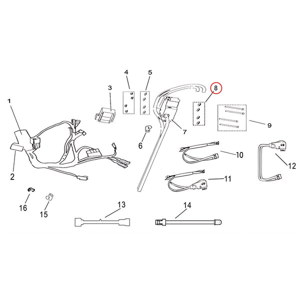 Surron Light Bee X/L1E - Nylon Washer (Φ7*Φ3.2*5) (MPC:81125-YQ2A-0100)