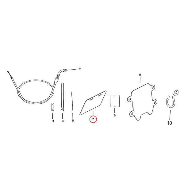 Surron Light Bee X - Rear LOGO plate (MPC:81181-YQ2A-0200)