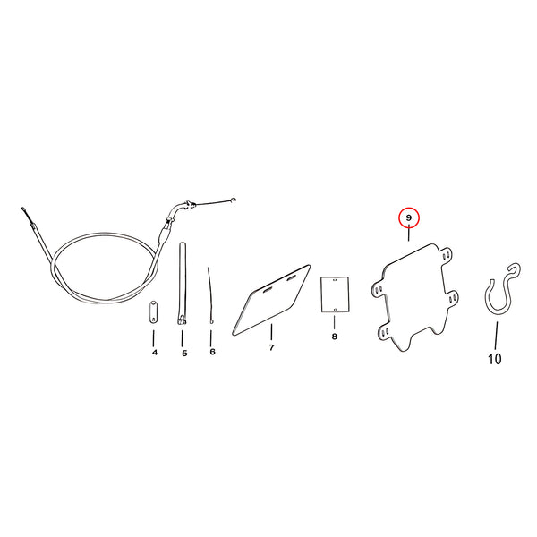 Surron Light Bee X - Front Number Plate (MPC: 81182-YQ2A-0000)