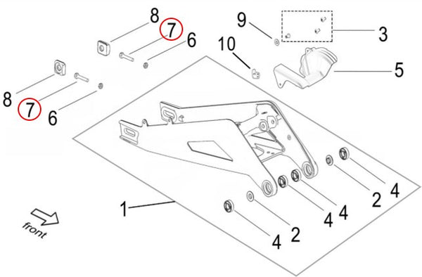 Surron - Bolt B1004 (M6*35) (MPC: B1-004-06-035-F0)