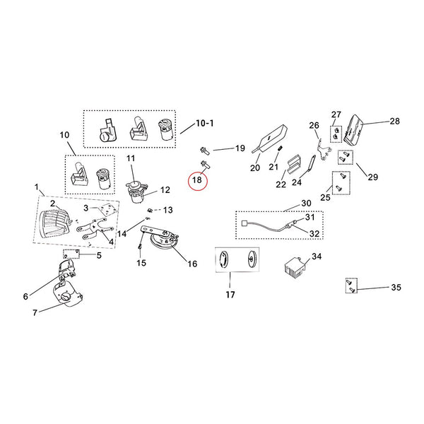 Surron Light Bee X/L1E - Screw B1008 M6*20 (MPC:B1-008-06-020-F2)