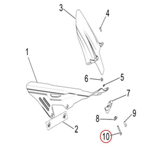 Surron Light Bee X/L1E - Screw B3001 M5*30 (MPC:B3-001-05-030-F0)