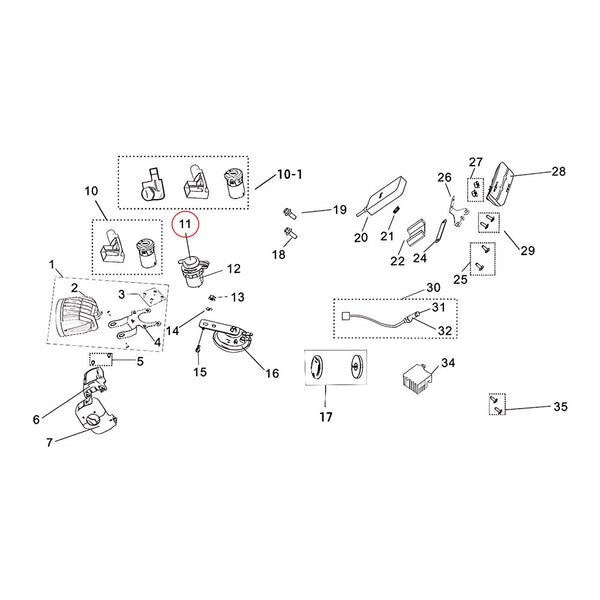 Surron Light Bee X/L1E - USB Cap (MPC:24601-YQ2A-0000)