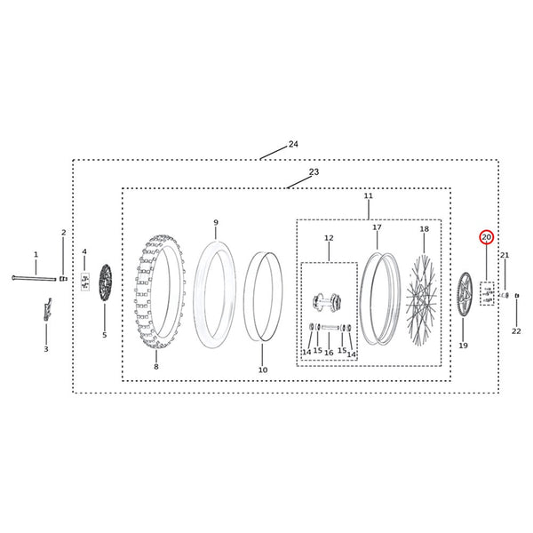 Surron Light Bee X/L1E - Screw B3001 M8*16 (MPC:B3-001-08-016-F0)