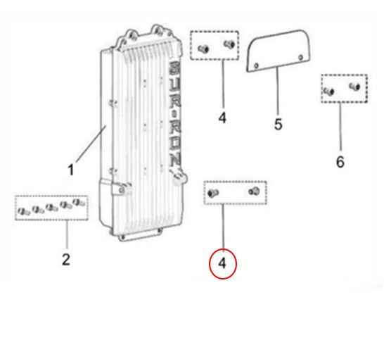 Surron Light Bee X/L1E - Screw B3002  M6*12 (MPC:B3-002-06-012-F0)