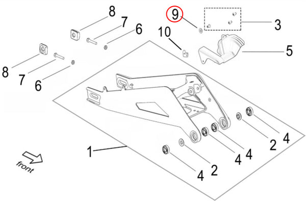 Surron - Washer B4001 D6 (MPC: B4-001-06-F2)