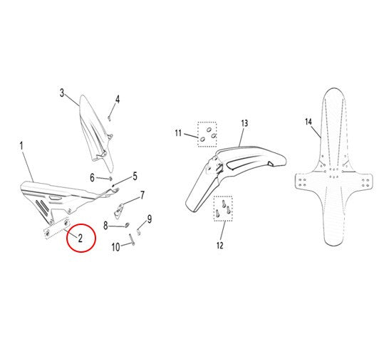 Surron Light Bee X/L1E - Screw FB03001 M6*12 (MPC:FB03-001-06-012-F0)