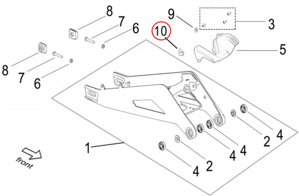 Surron - Nylon Clip 81138 (MPC: 81138-YQ2A-0000)