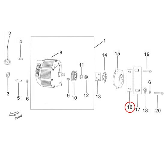 Surron Light Bee X/L1E - Screw B3002 M6*10 (MPC:B3-002-06-010-F0)