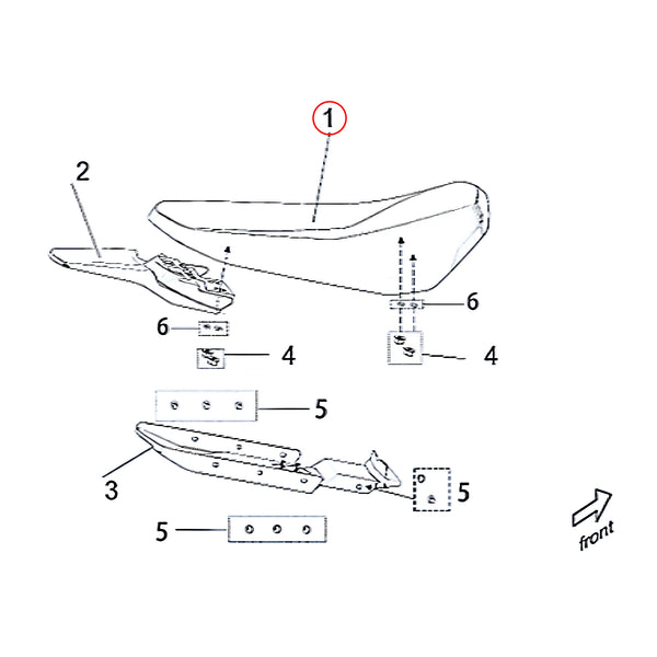 Surron Light Bee X - Seat Assembly (MPC: 32300-Y029A-0000)