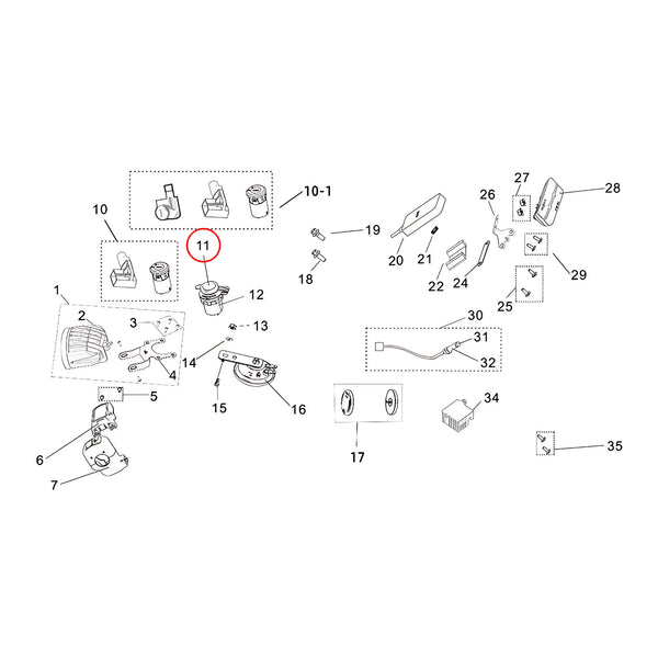 Surron Light Bee X - USB Cap (MPC:24601-YQ2A-0001)