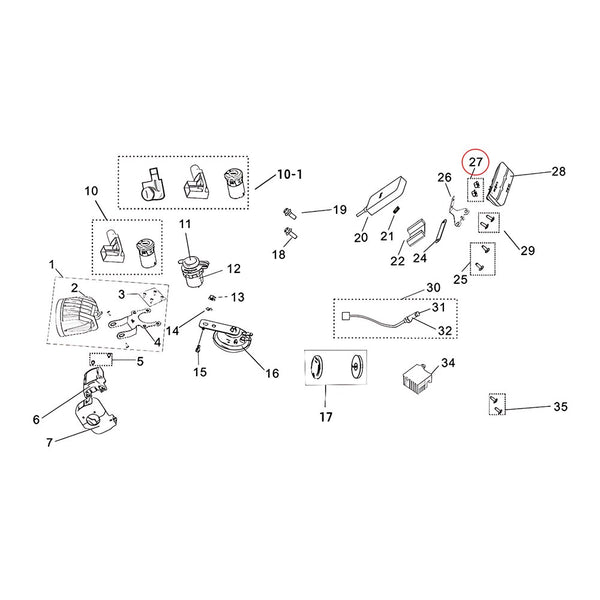 Surron Light Bee X/L1E - Nut B2008 M5 (MPC: B2-008-05-F2)